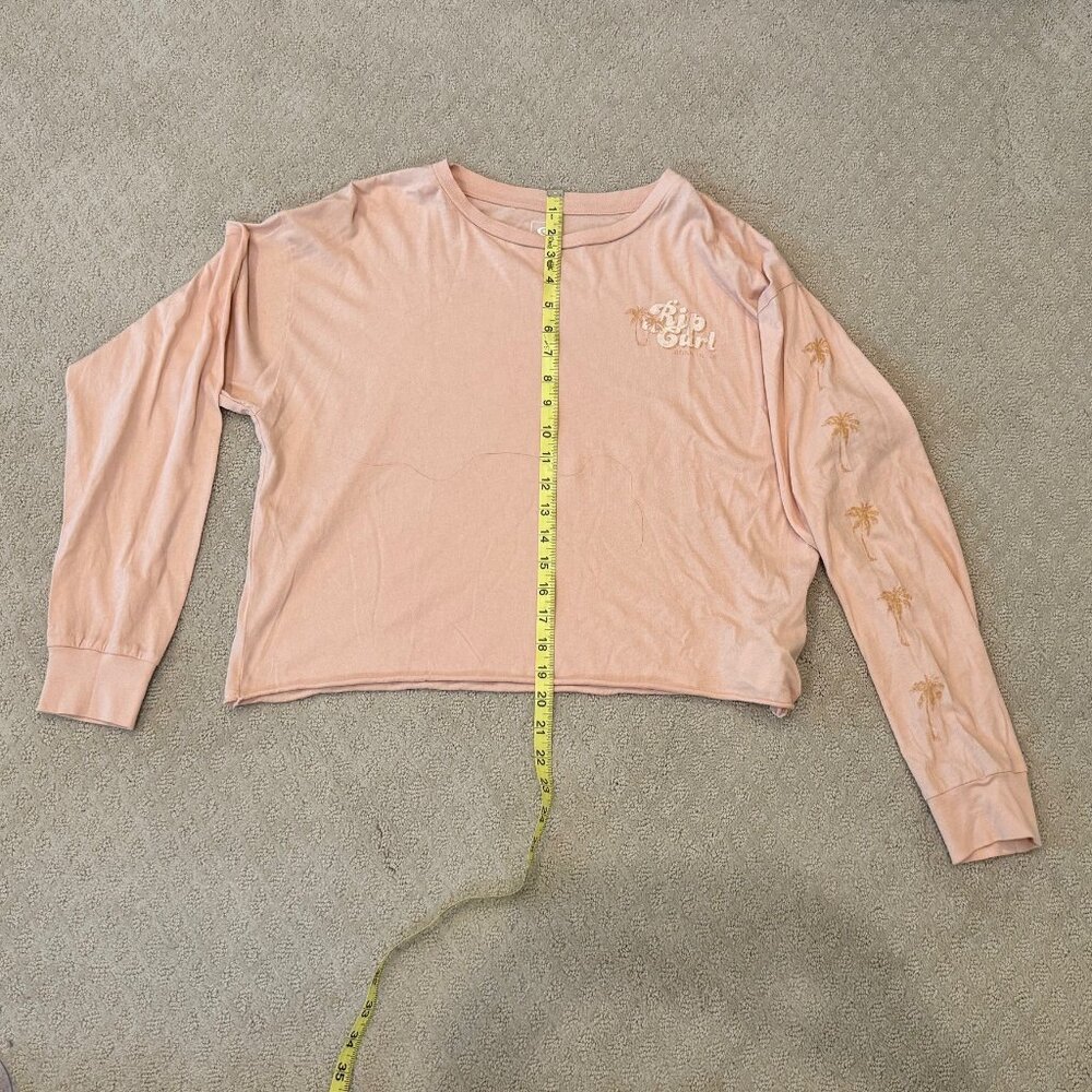 Rip Curl Long Sleeve Cropped Top - Size Medium - … - image 1